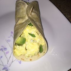 A picture of Avocado Breakfast Burrito.