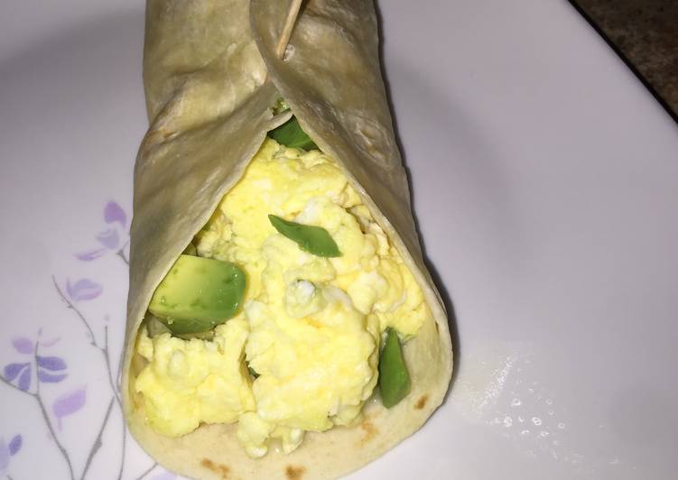 Recipe of Favorite Avocado Breakfast Burrito