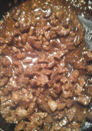 A picture of Tasty beef tips.