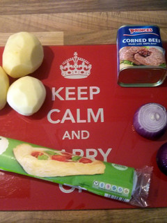 A picture of Corned Beef Pie.