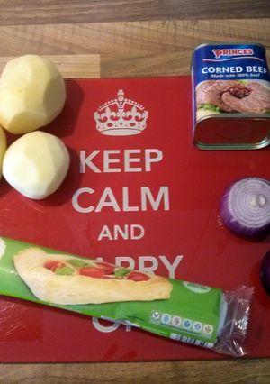 A picture of Corned Beef Pie.