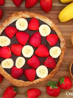 Una foto de Tartaletas de chocolate y fruta