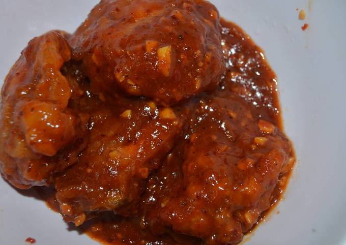 Cara membuat Fire chicken ala richeese / Ayam pedas