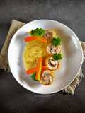 Chicken Cordon Bleu With Garlic Mashed Potato