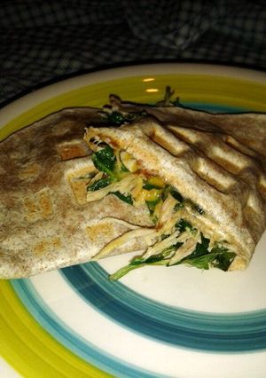 A picture of Pita Turkey Sandwich.