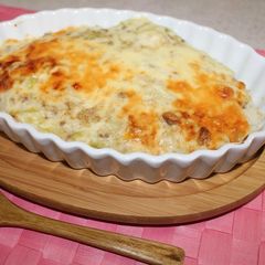 A picture of Gratinéed Rice with Lots of Chinese Cabbage!!!.