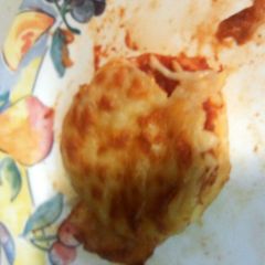 A picture of Shawn Leroy's Eggplant Pizzas.