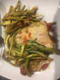 🐟 PESCADO CON ESPÁRRAGOS Y PESTO 🍅😍 🍽
