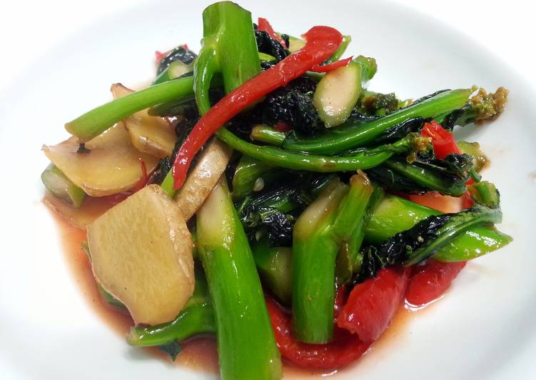 Recipe of Perfect Chinese Brocoli With BBQ Chinese Sauce (Char Siew Sauce )