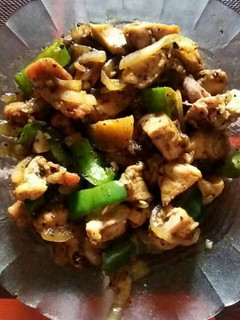 Foto resep Ayam lada hitam.