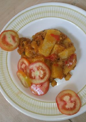 A picture of Yam porridge.