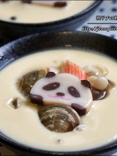 日式蕈菇海鮮茶碗蒸 的食譜成品照片