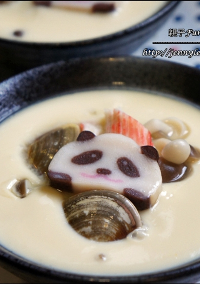 日式蕈菇海鮮茶碗蒸 的食譜成品照片