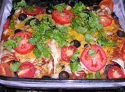 A picture of spicy chicken burrito