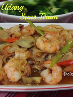 Foto resep Udang Saus Tiram