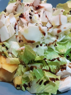Una foto de Ensalada de mango