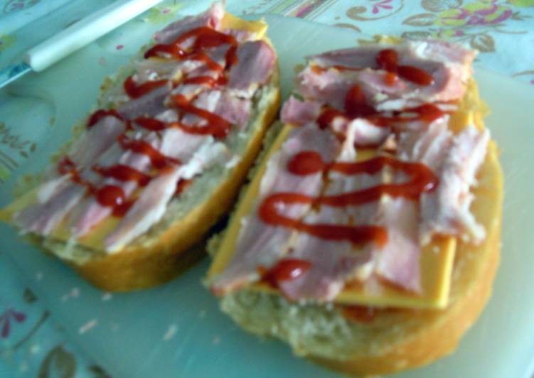 Recipe of Favorite Becon sandwich (easy to make)