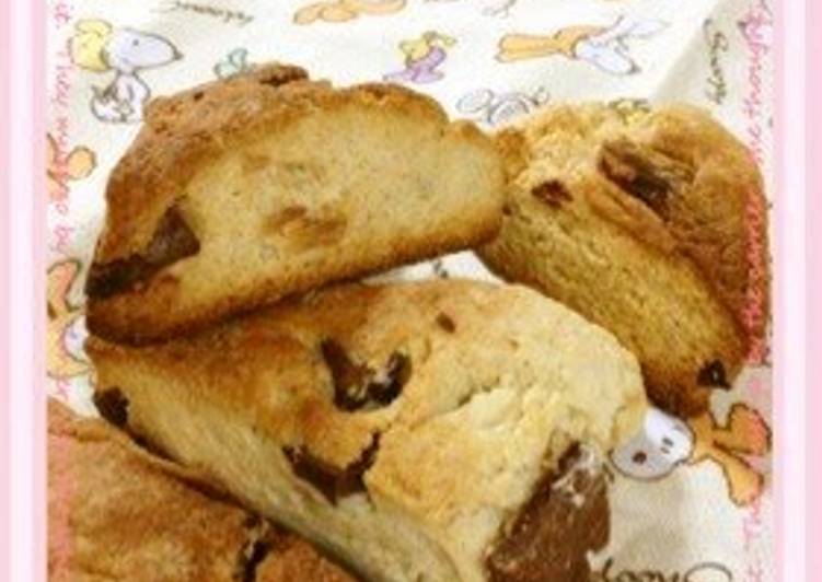 Recipe of Award-winning Chocolate Scones with Pancake Mix