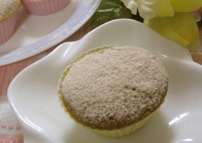 Toasted Barley Flour (or Soybean Flour) Steamed Bread, Made in the Microwave