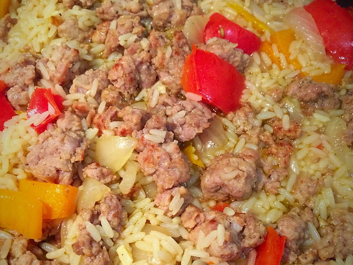 Recipe Italian Sausage And Peppers With Rice the  Makes Drooling Appealing