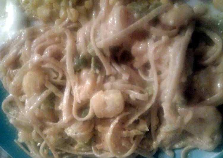 Easiest Way to Prepare Homemade shrimp yummy pasta