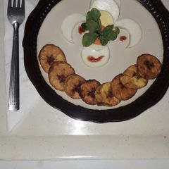 A picture of Plaintain and egg chops.