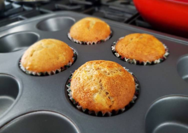 Simple Way to Make Super Quick Homemade One Banana Muffins