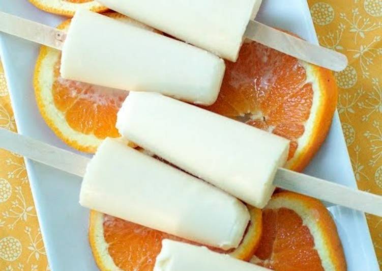Steps to Prepare Quick Orange Creamsickles