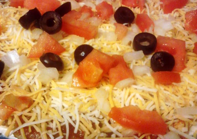 Steps to Make Yummy My Simple Layered Taco Dip