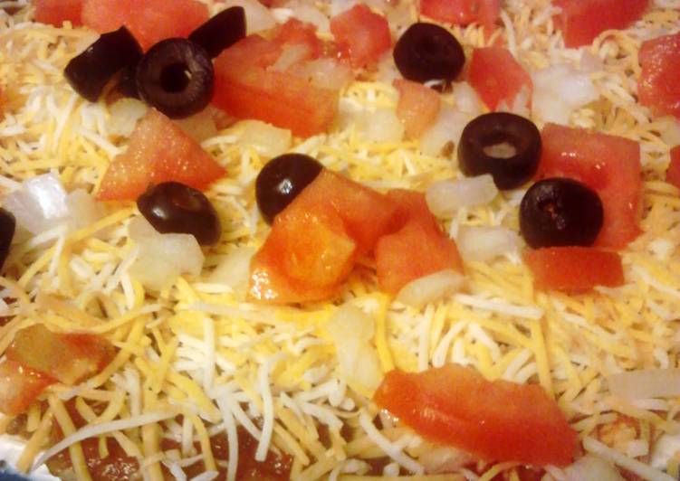 Easiest Way to Make Quick My Simple Layered Taco Dip