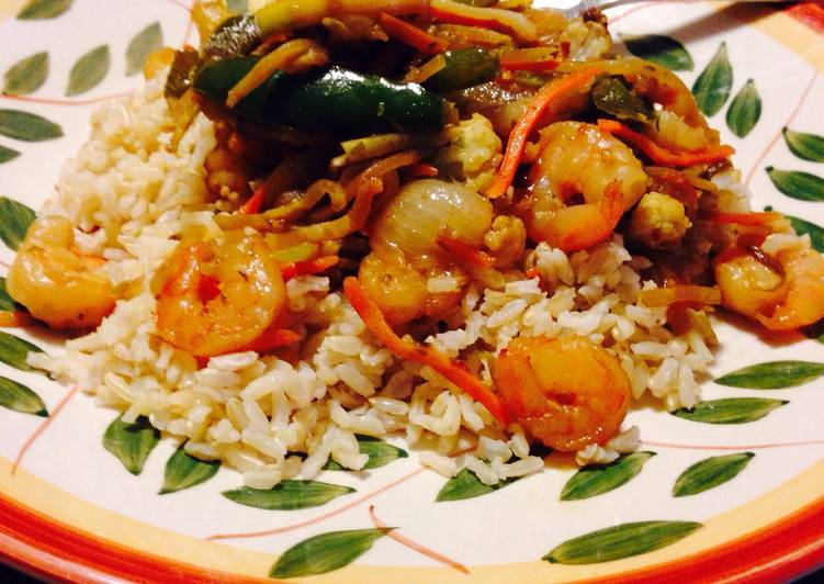 Steps to Make Award-winning Skinny Protein Packed Shrimp Stir Fry