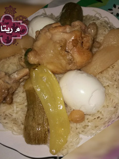 صورة لوصفة رشتة بالدجاج