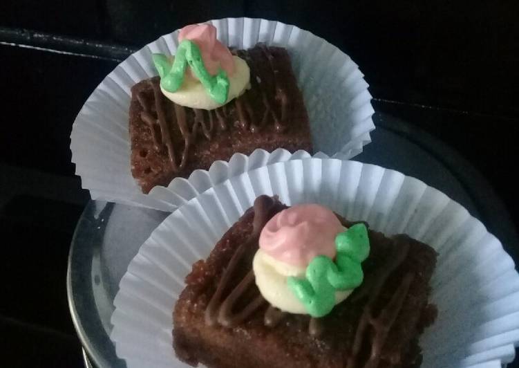 Mini cake coklat kukus sederhana..ππ