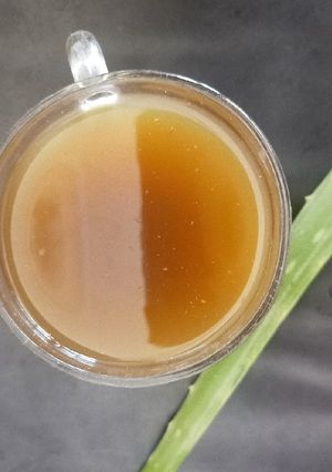 A picture of Aloe vera tangy juice.