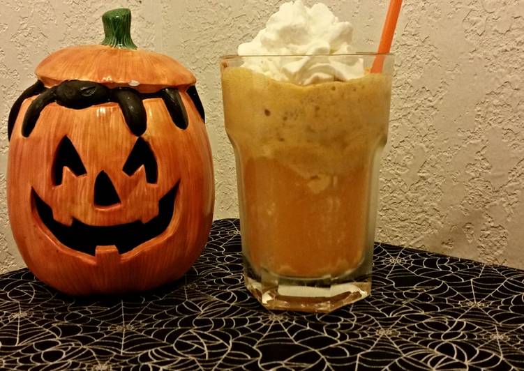 Steps to Make Yummy Pumpkin Float Punch