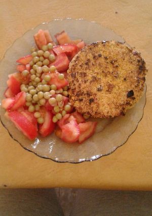 Una foto de Hamburguesa de arroz integral