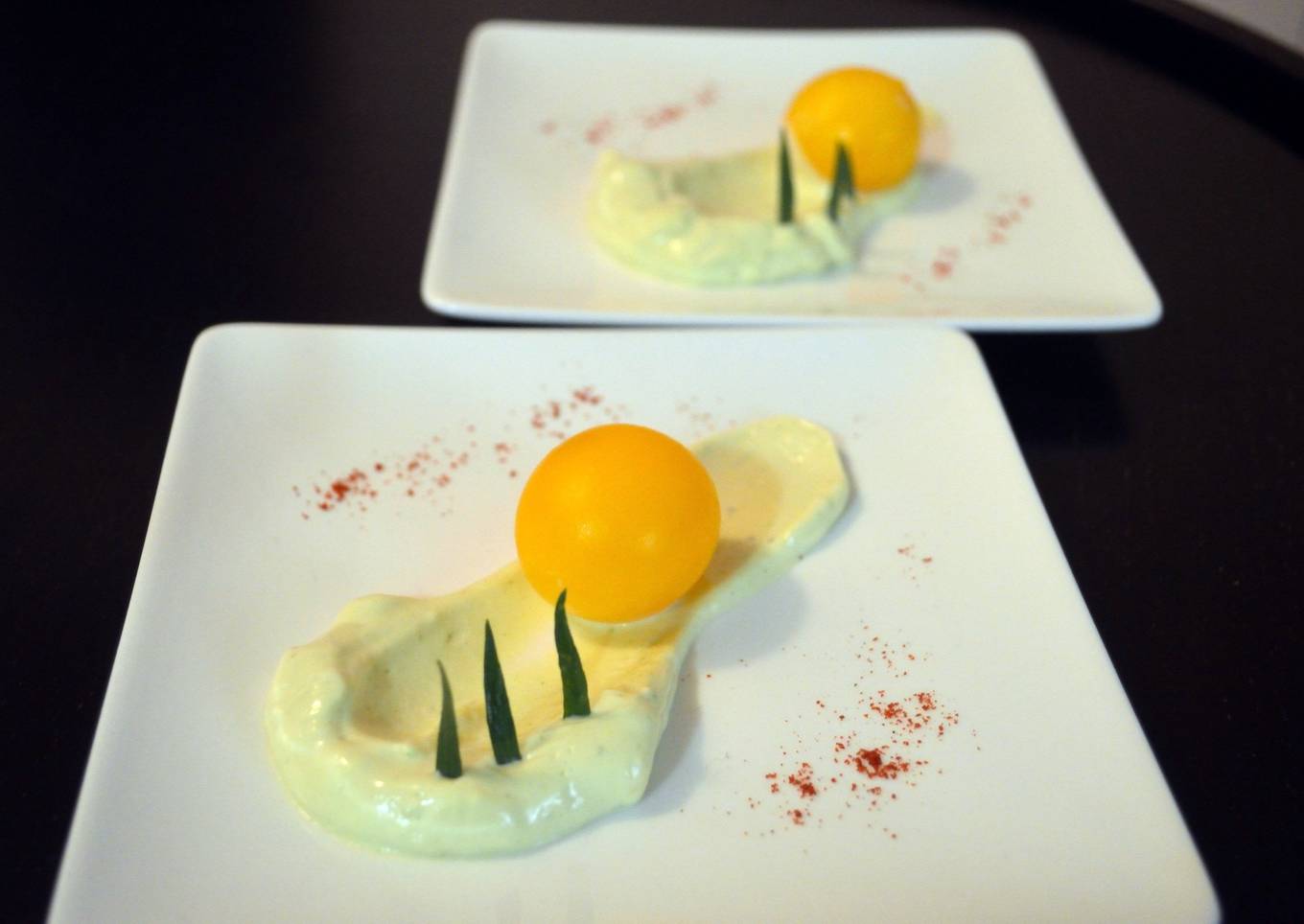 Inverted Deviled eggs