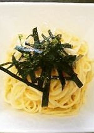 A picture of Our Family's Easy Mentaiko Spaghetti.