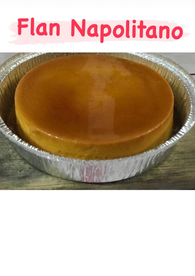 Una foto de Flan Napolitano