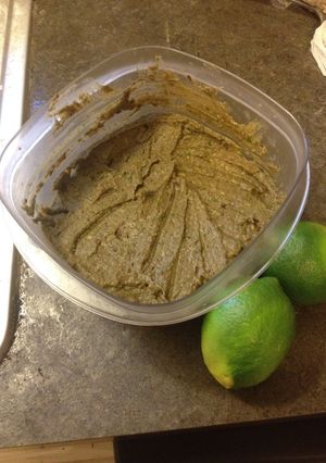A picture of Guaca-Hummus.