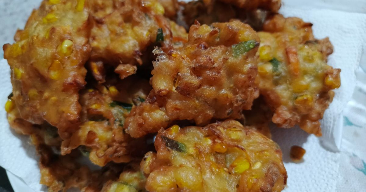 Bakwan jagung tepung bumbu