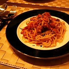 A picture of Easy and Authentic Pasta in Tuna Tomato Sauce.