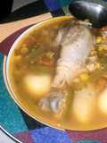 CHICKEN SOUP WITH SPINACH