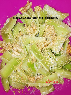 Una foto de Ensalada de mi suegra☺️