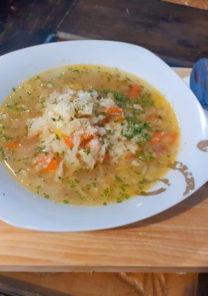 Una foto de Sopa cultivateur campirana