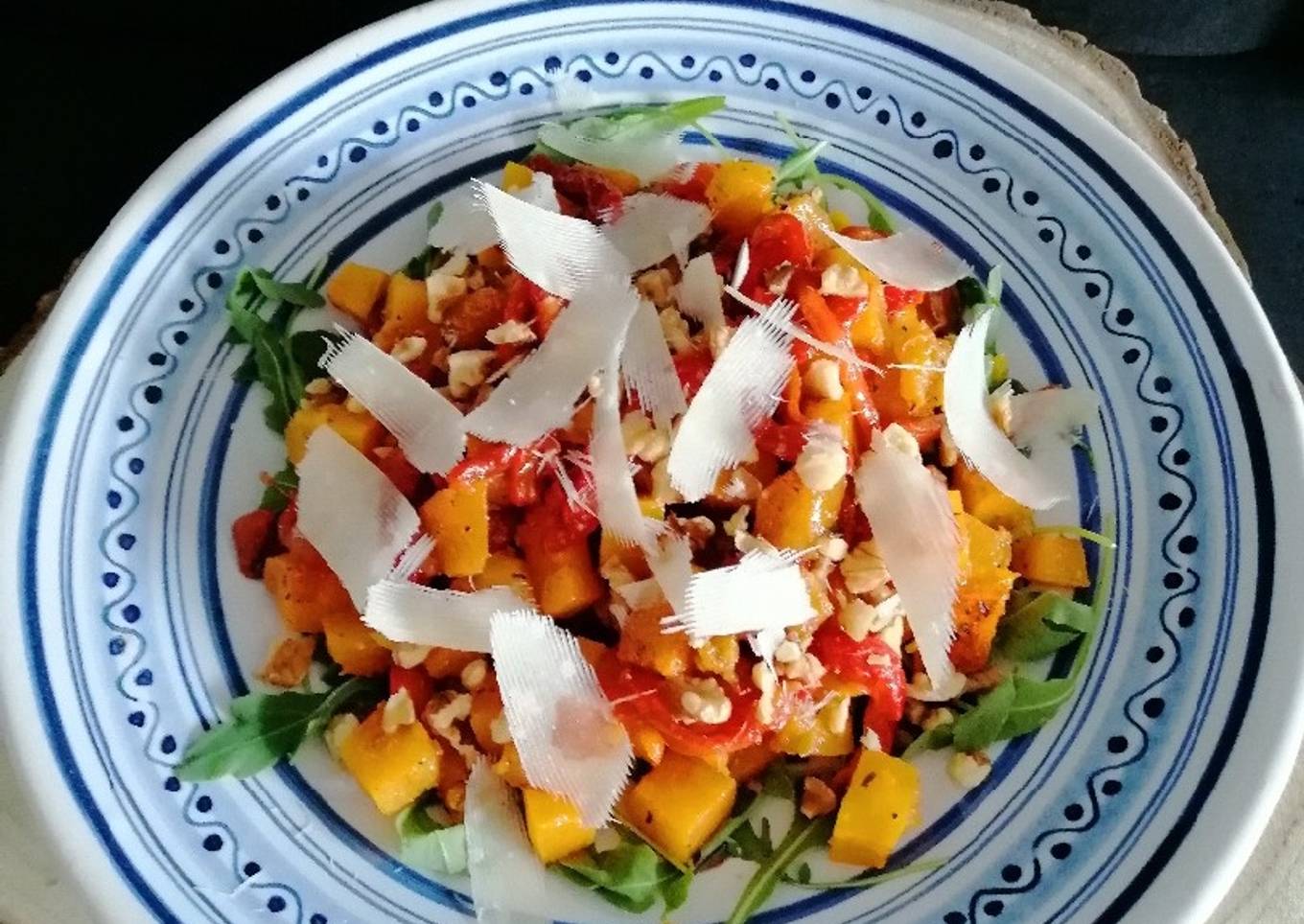 Ensalada de calabaza asada