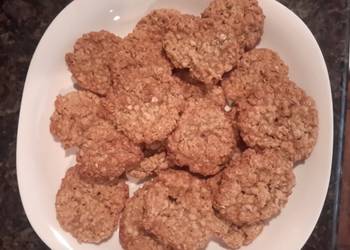 Easy Prepare Recipe Old Fashioned Oatmeal Cookies Very Delicious