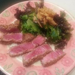 Grill Ahi Tuna Steak A picture of Grill Ahi Tuna Steak.