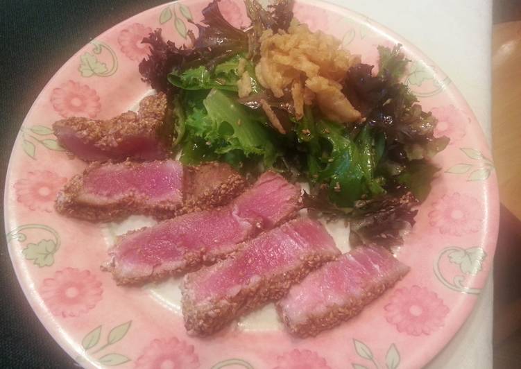 Recipe of Favorite Grill Ahi Tuna Steak