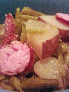 A picture of P and G Sausage Pot.